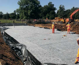 Modular stormwater storage for low-lying London parks