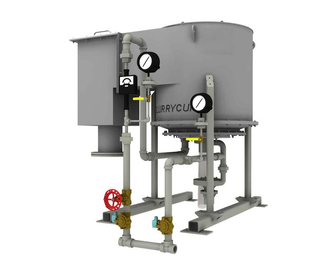 SlurryCup - grit washing, separation and classification
