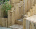 Hardwood and softwood sleepers