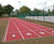 Synthetic athletics track installation 4