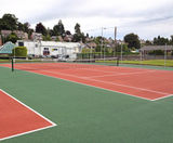 Synthetic tennis court surface installation - on this page