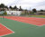 Synthetic tennis court surface installation 0