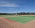 Synthetic tennis court surface installation 2