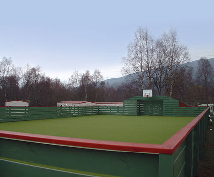 Multi-use games area (MUGA) construction