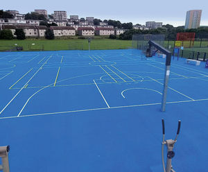 Colour surfacing for play area - Aberdeen