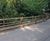 Timber pedestrian and cycle guardrail for Lancing College, West Sussex 0