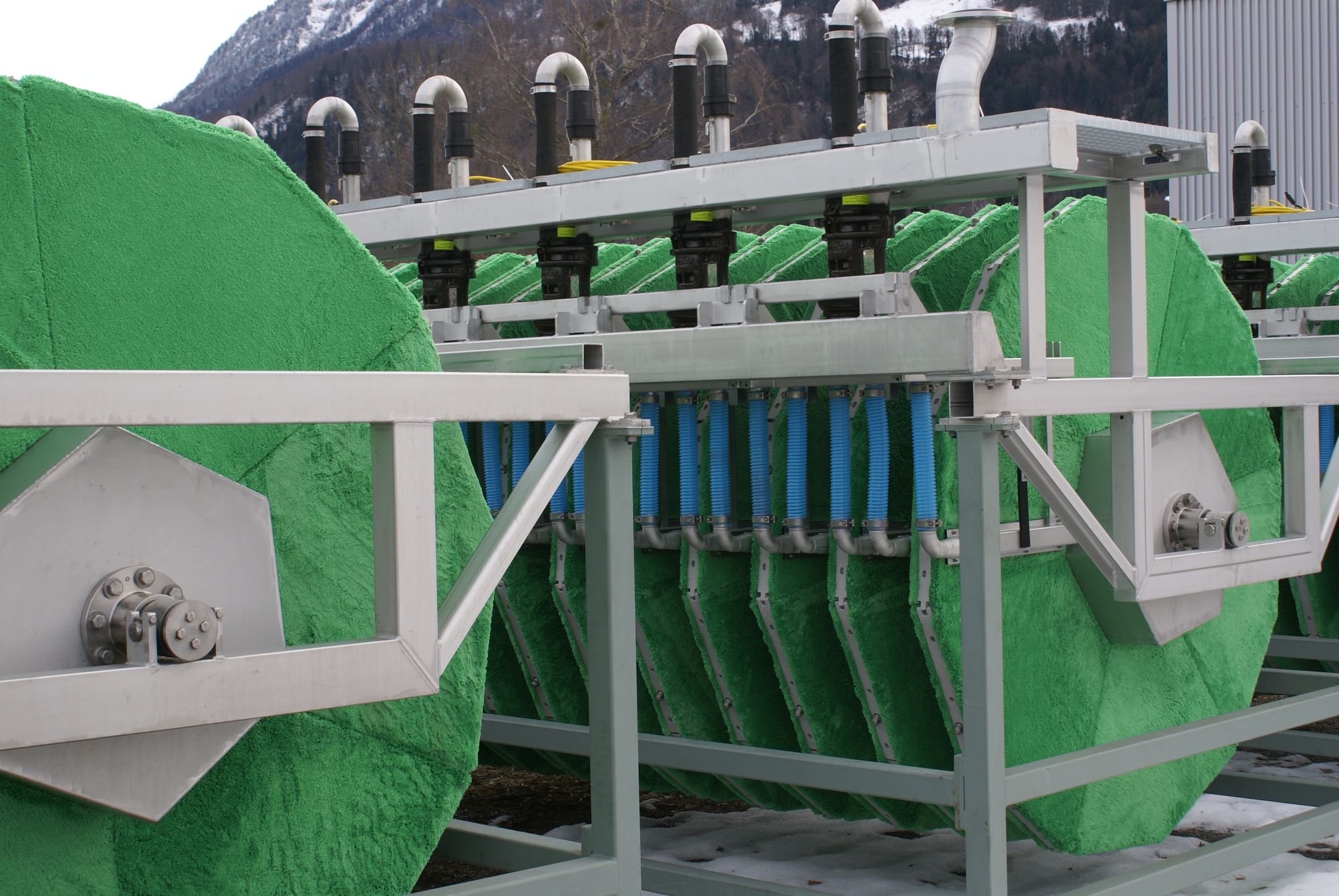 Tertiary pile cloth filtration ELIQUO HYDROK ESI Enviropro