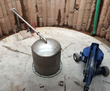 'Flushing bell' installation for United Utilities