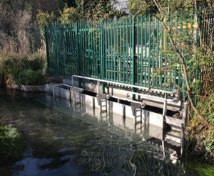 Raw water intake screening for SES Water, Croydon