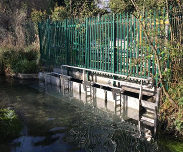 Raw water intake screening for SES Water, Croydon