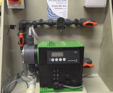 Portable chemical dosing units