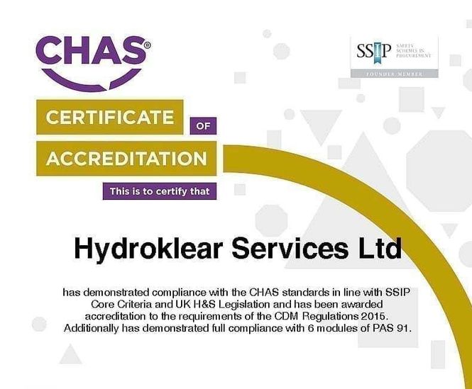 Hydroklear receives CHAS Premium Plus certification