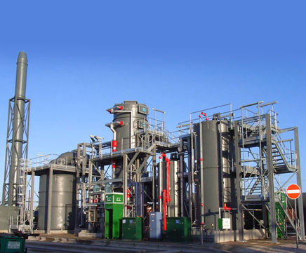 Packed tower scrubbers