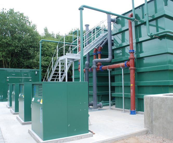 Biological filter media - Severn Trent wastewater plant