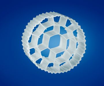 Biopipe+ - filter media for MBBR and IFAS systems, 500m²/m³