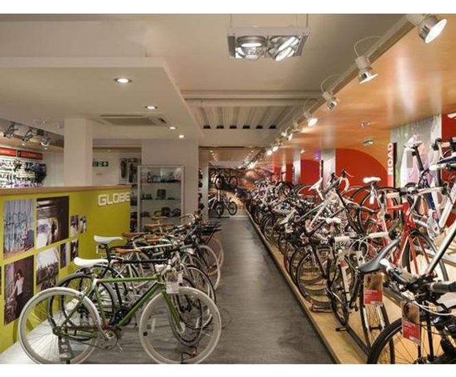Lighting for Specialized flagship store iGuzzini UK