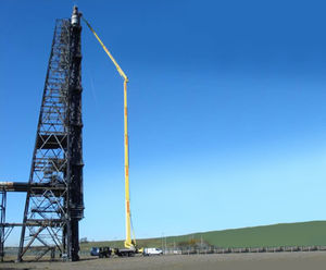 Flare inspection using aerial platform, Scotland