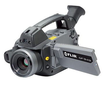 FLIR GF343 optical gas imaging camera for CO2 detection