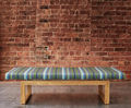 Code stripes wool upholstery fabric