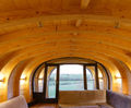 Curved LVL modules for bespoke windmill roof