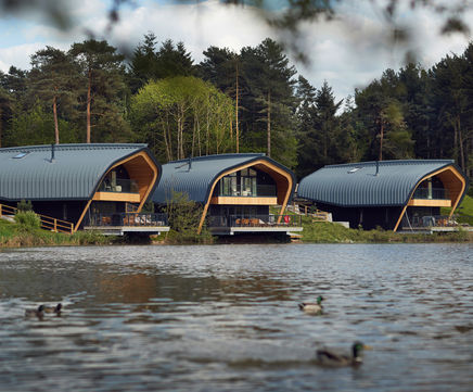 Kerto® LVL timber for Waterside Lodges, Center Parcs