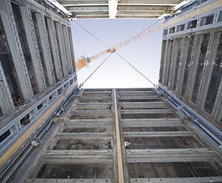 Metsä Wood Form used in formwork for residential complex