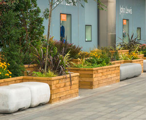 WoodBlocX™ modular timber planters