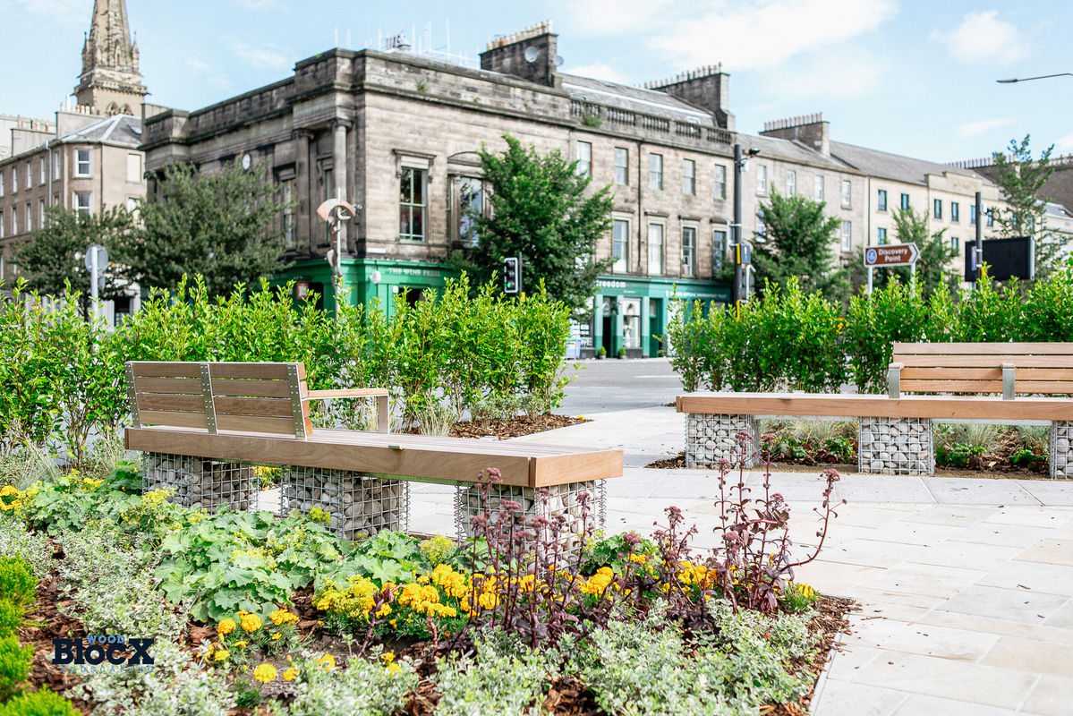 Images for New Dundee waterfront gardens feature WoodblocX planters
