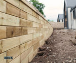 48m retaining wall - Ogilvie Homes, Home Farm, Stirling