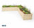 WoodBlocX™ modular timber planters 10