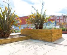 Replacement planters for Manchester Royal Infirmary