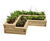 Pre-designed timber raised bed kits - modular timber garden bed for outdoor 7