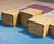 Modular tiered timber block seating for public square 1