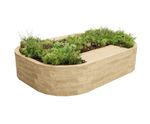 Bealach timber bench planters