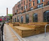 Modular timber street furniture - Lower Steenbergs Yard - on this page