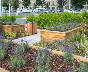 New Dundee waterfront gardens feature WoodblocX planters