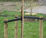 Spacer Sleeve - plastic or rubber tree stake buffer