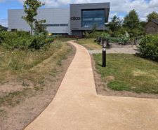 1200 Metres of Titan Roll Top Edging Shapes AICO’s Workplace Wellness Trail