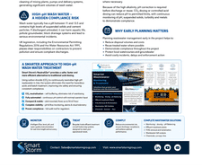 Solution to manage High-pH Grouting Wash Water in Tunnel Construction