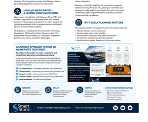 Solution to manage High-pH Grouting Wash Water in Tunnel Construction