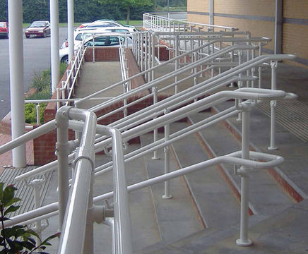 Kee® Klamp fittings for sloped guardrails