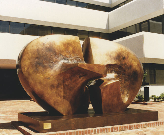 Covenant large-scale bronze sculpture - New York