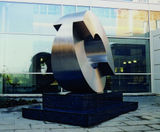 Helios stainless steel sculpture for hospital grounds - on this page