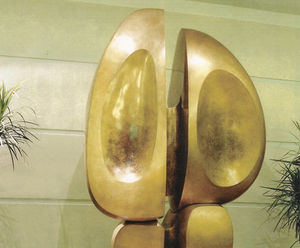 Carian Form bronze sculpture for London Docklands