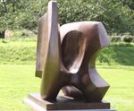 Epsilon 2.5m-high bronze sculpture for Marchmont House