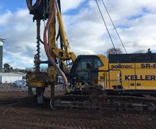 Ground improvement solution for manufacturing facility