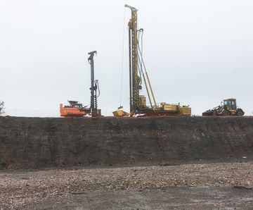 Rapid foundation solution for large brownfield site