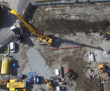 Wet soil mixing - ground improvement