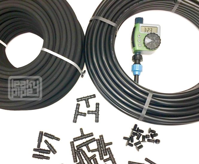 LeakyPipe® all-inclusive combination irrigation kits