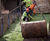 Steep slope turfing and stabilisation, Lincoln Castle 2